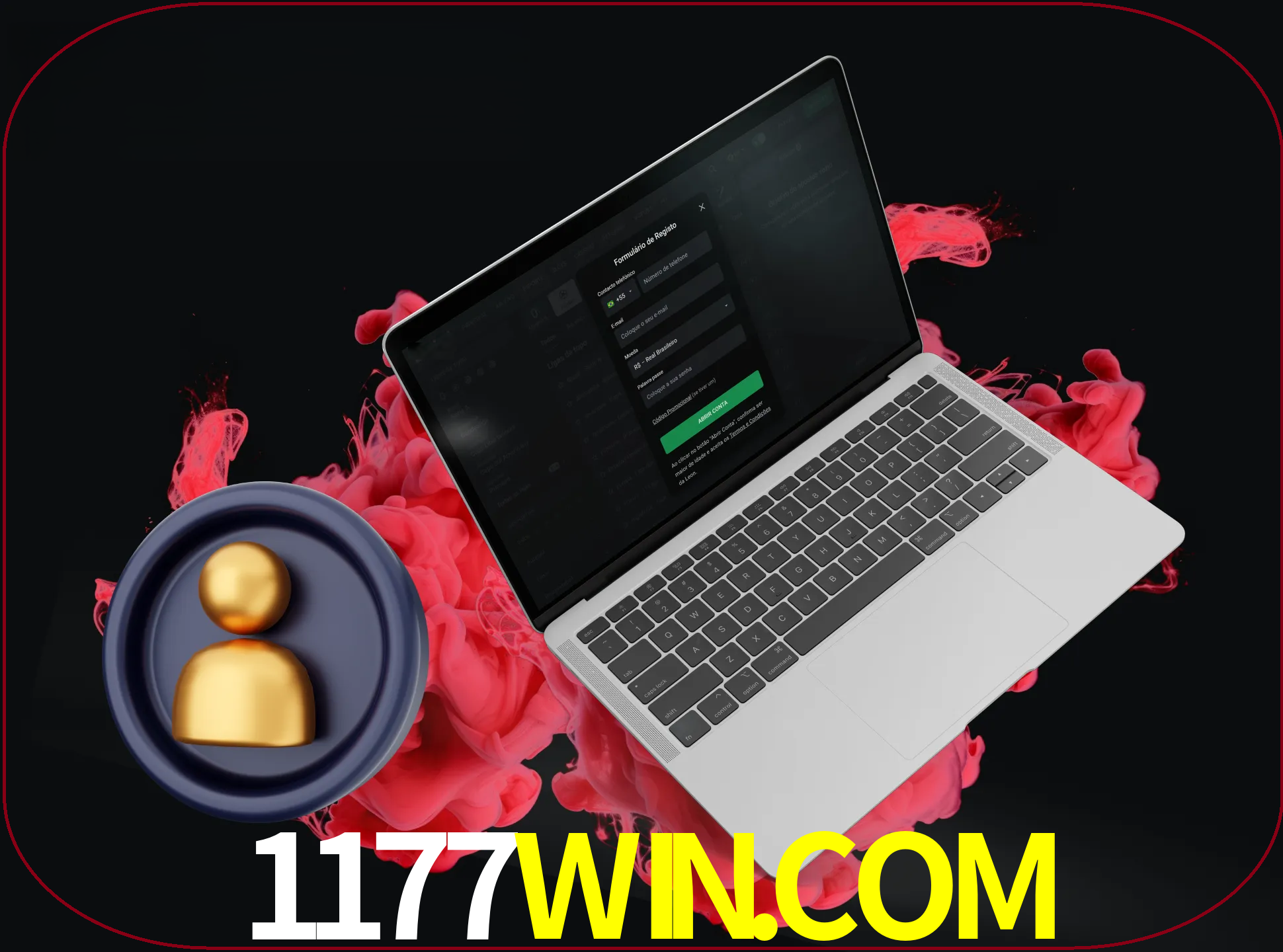 No cabeçalho do site 1177win, clique no botão que o levará a um formulário especial onde terá de introduzir as suas informações actuais.