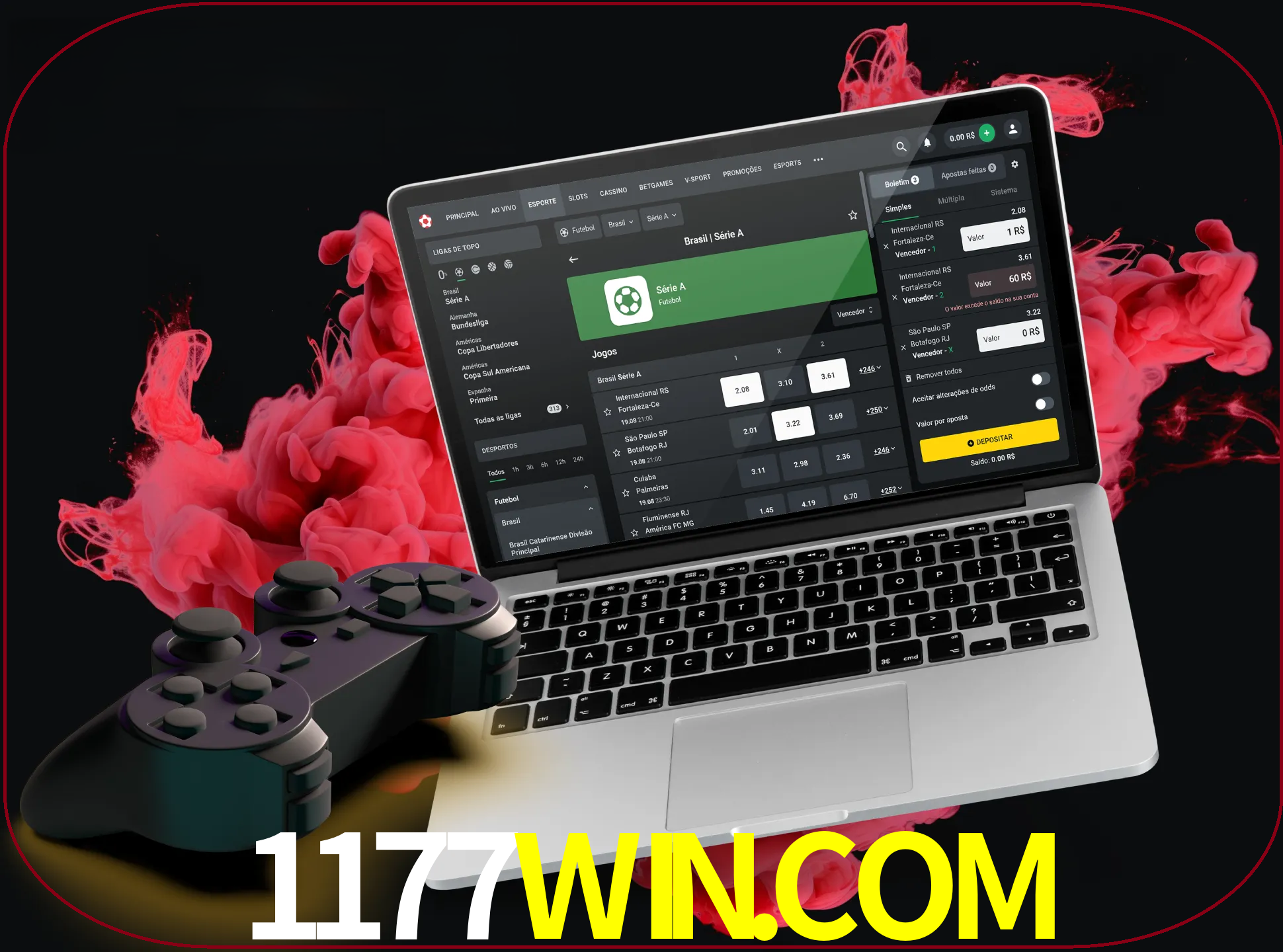 Visite a secção especial de jogos de vídeo em 1177win para descobrir em que jogos pode apostar e ganhar muito dinheiro.