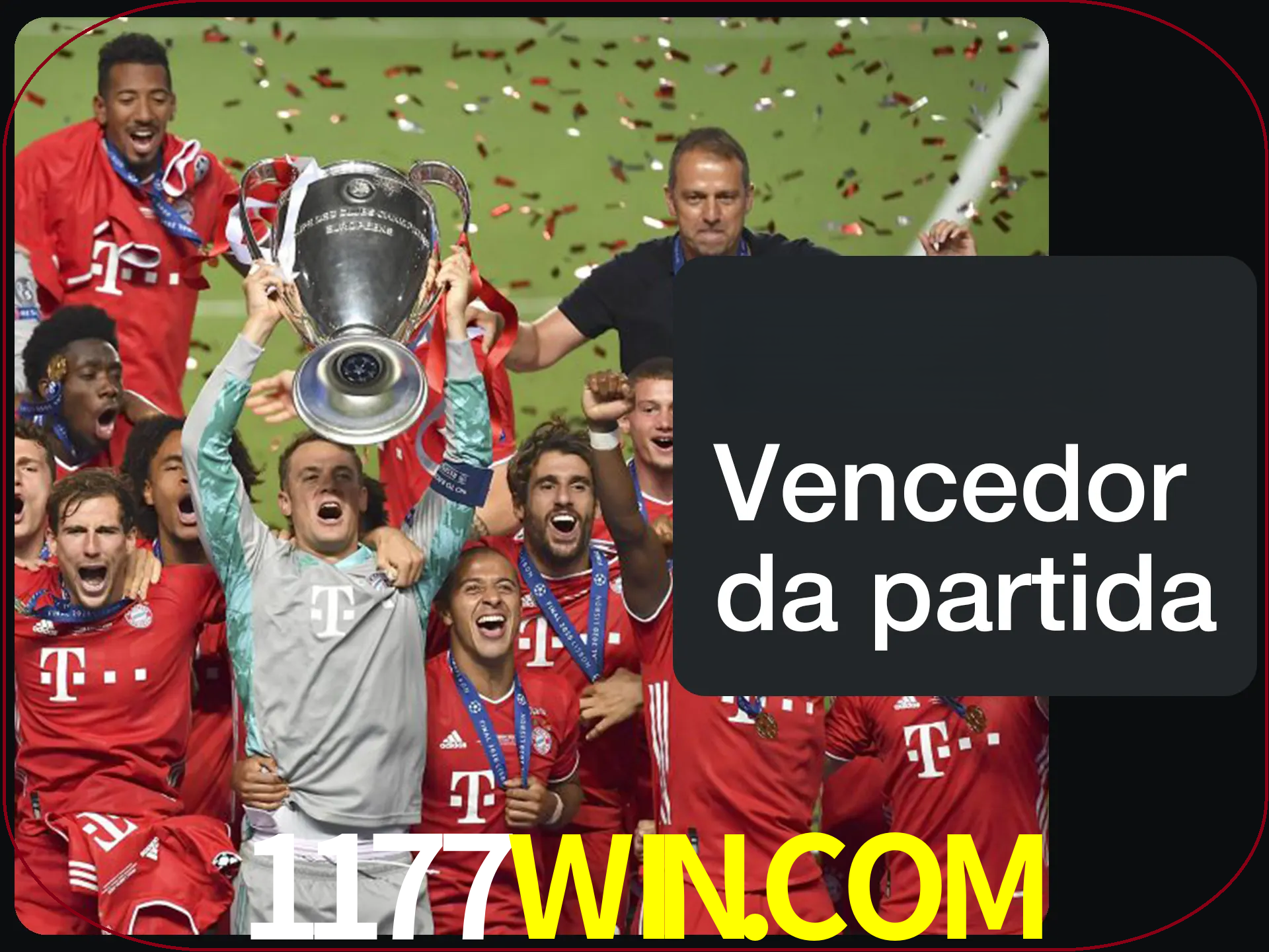 Aposte no vencedor e ganhe uma grande quantia de dinheiro.