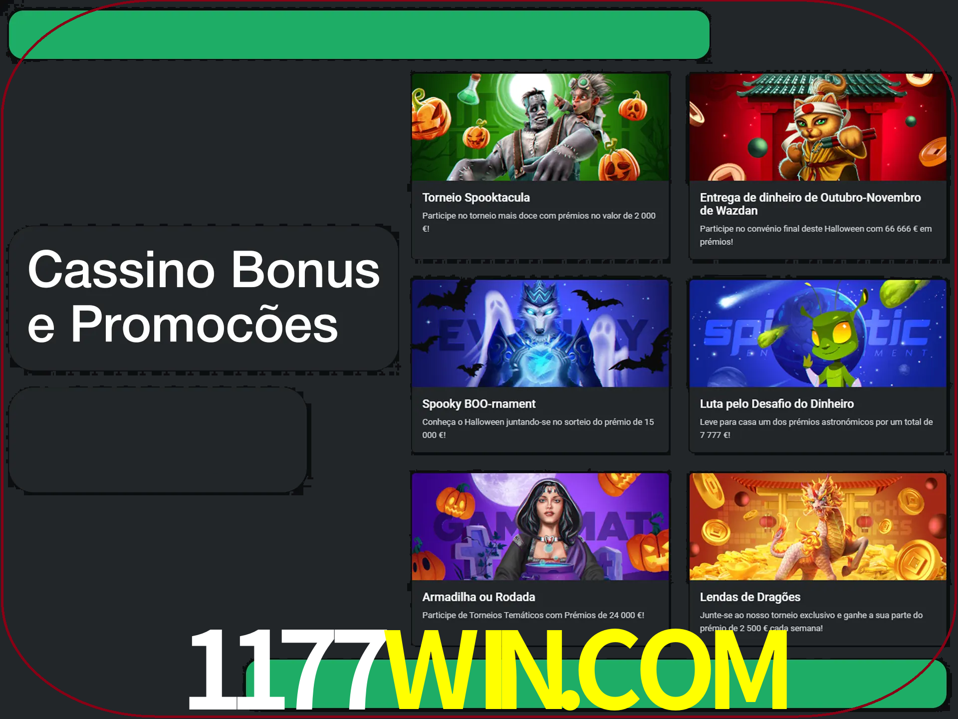 Verifique se há novos bônus de cassino para reivindicar.
