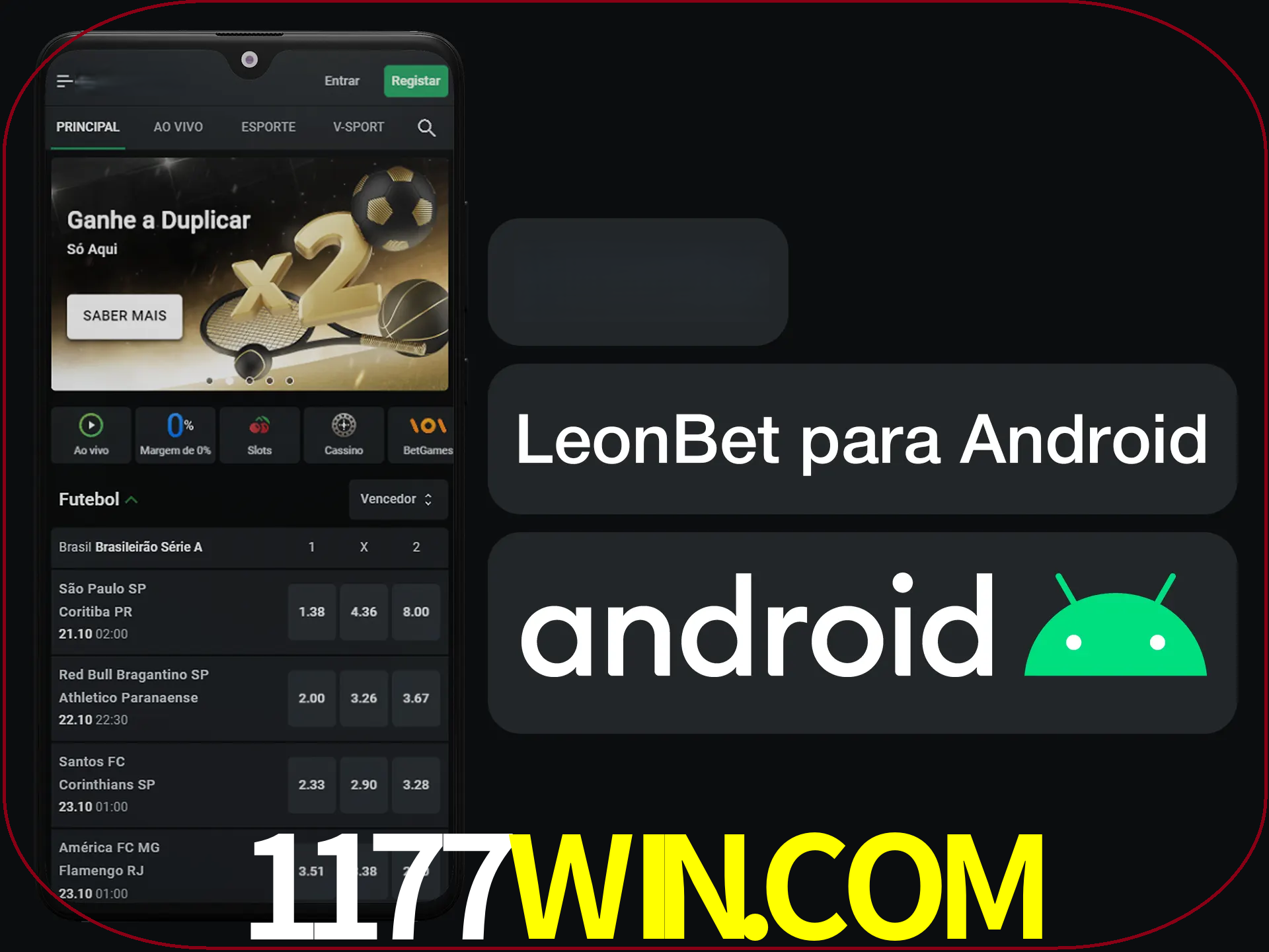 Adquira sua versão poket de LeonBet.