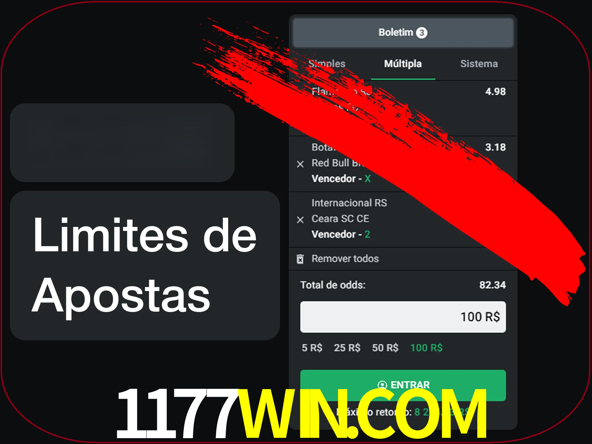 Não faça apostas loucas.